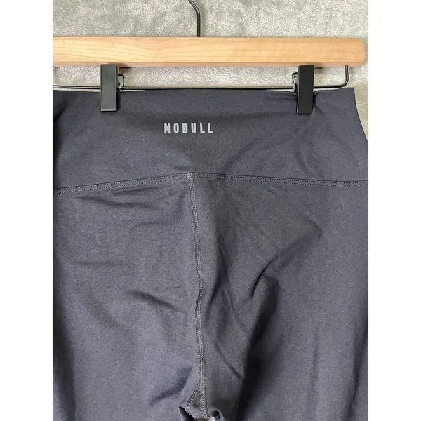 NOBULL Black High Rise Cropped Leggings Women's Medium Athletic‎ Workout - Image 4