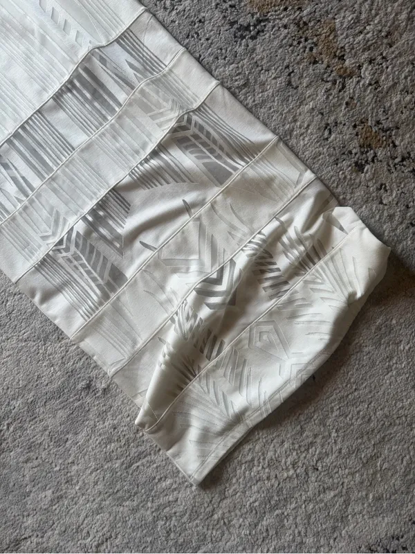 Material Girl White Sleeveless Maxi Dress with Geometric Texture - Image 6