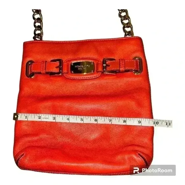 Michael‎ Kors Hamilton Tangerine Crossbody Purse - Image 10