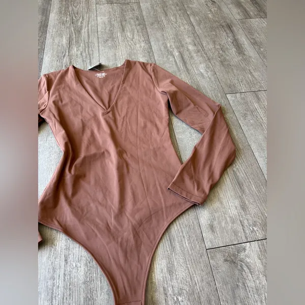 Amazon Brown Long Sleeve Bodysuit - Image 4