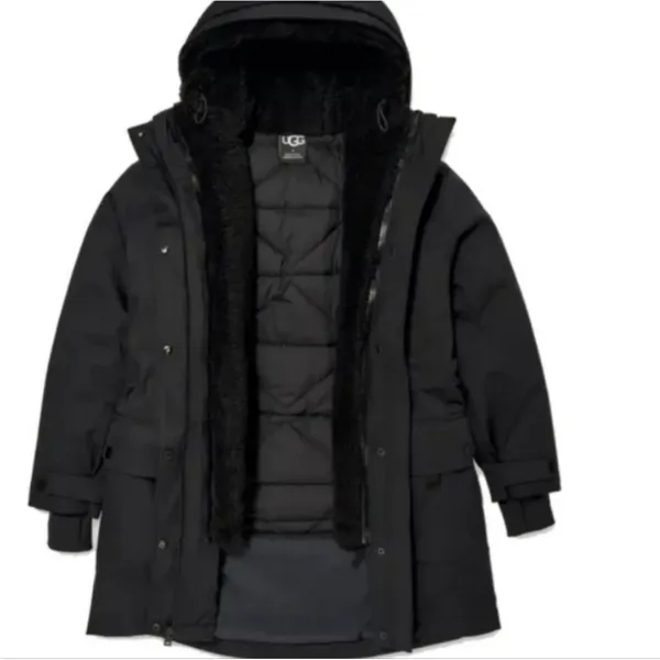 UGG Adirondack Parka 2.0 Frost 3 IN 1 Hooded Down Puffer Sherpa Jacket Coat - Image 6