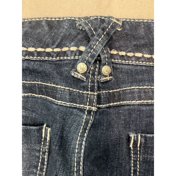 Vintage Seven For All Mankind Skinny Jeans Women's 10 Blue Denim Y2K EUC - Image 9