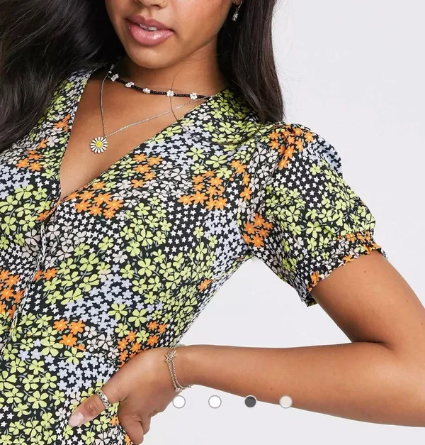 ASOS Floral Print Dress - Image 3