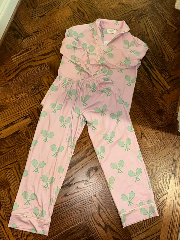 pickle ball pajama set Pink - Image 5
