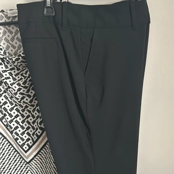 Banana Republic Women’s Martin Fit Stretch Wool Blend Black Office Trousers - Image 3