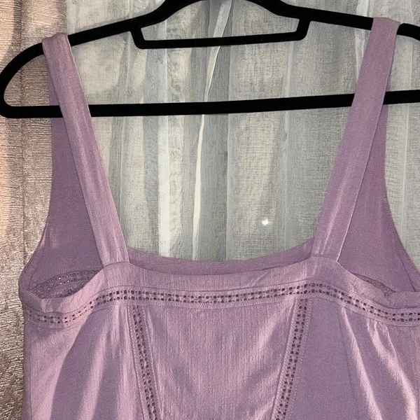 Free People Intimately Size S Lilac Mini Dress - Image 8