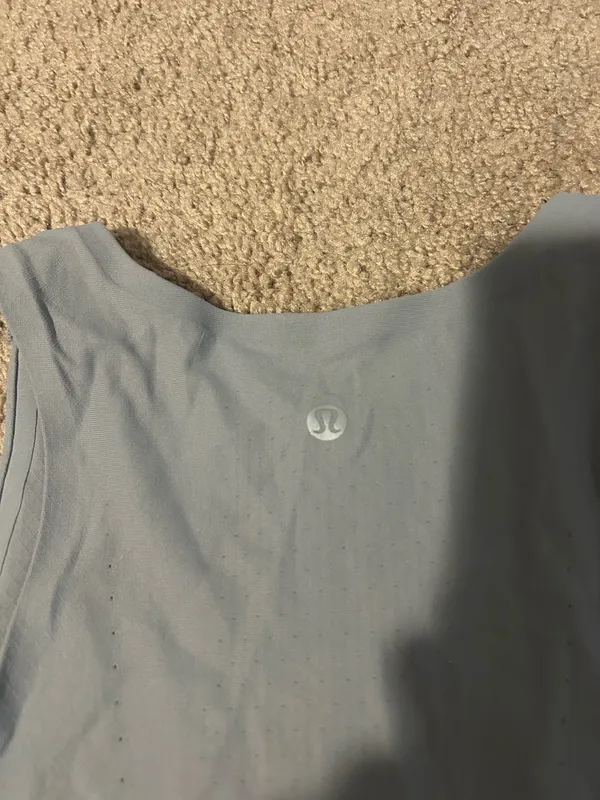 Lululemon Light Blue/gray Women's Sleeveless Tank Top - Image 7