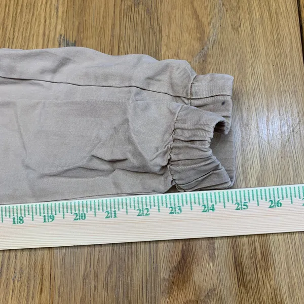 Abercrombie & Fitch Paperbag Waist Utility Joggers Tan Beige Womens Size‎ Small - Image 5