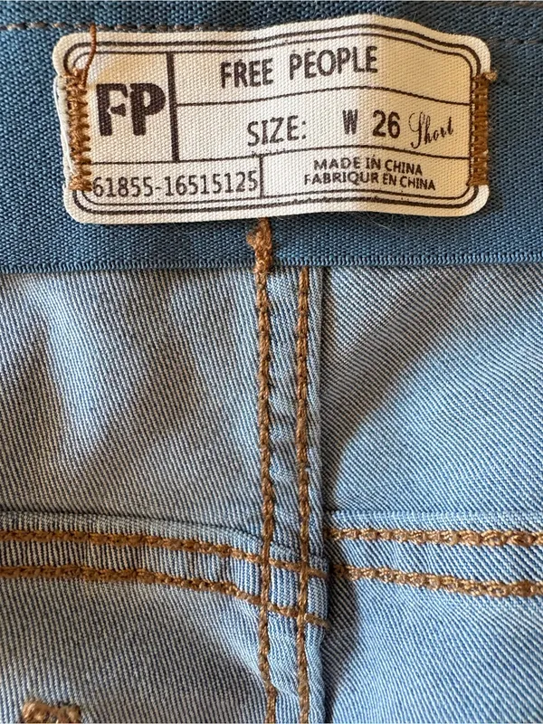 Free People Penny Pull-On Flare Bell Bottom Jeans US Size 26 - Image 6