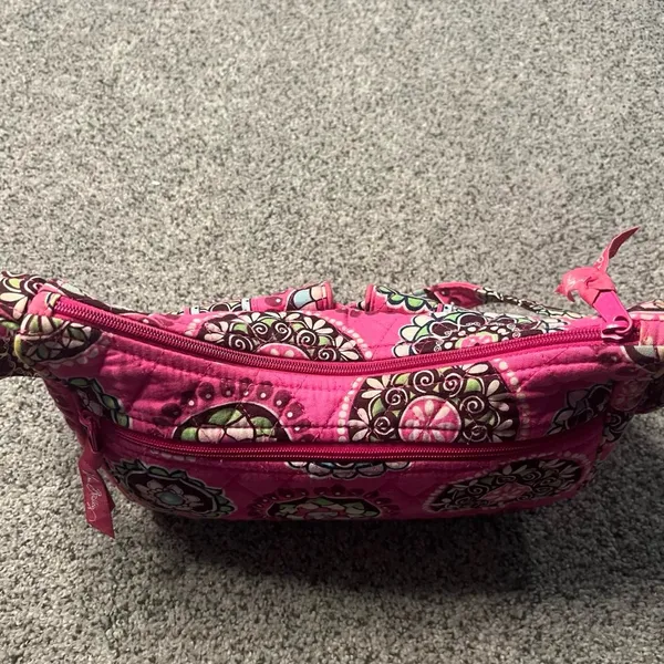 Vera Bradley Pink Floral Shoulder Bag - Image 5
