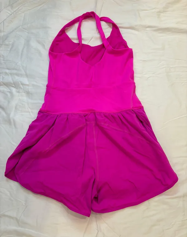 Pink Active Wear Romper  - Image 2