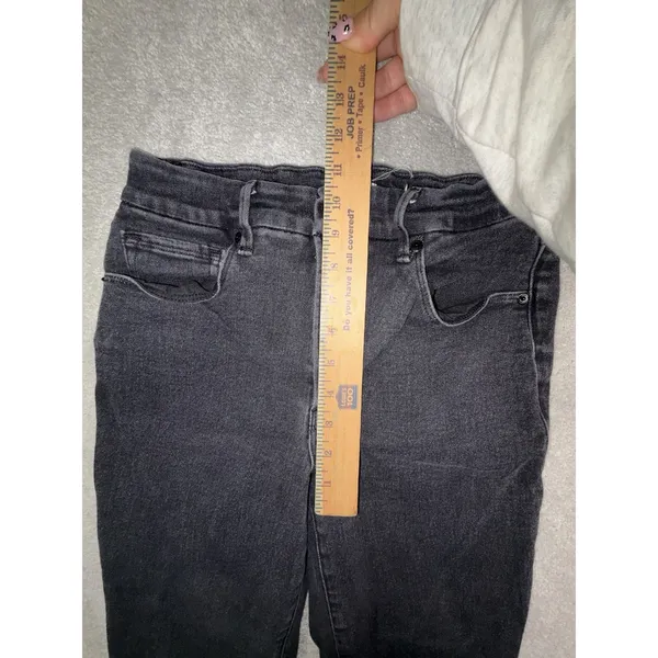 good american good legs straight jeans black 10/30 - Image 10