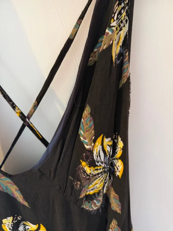 Free People Though I Was Dreaming Floral Mini Dress Small - Image 3