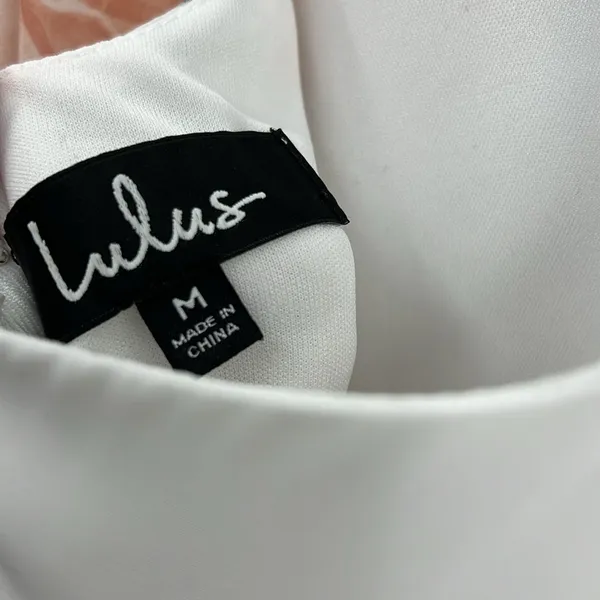 Lulus Take You There Floral Maxi Dress M NWT Ivory Off Shoulder Wedding Guest - Image 13