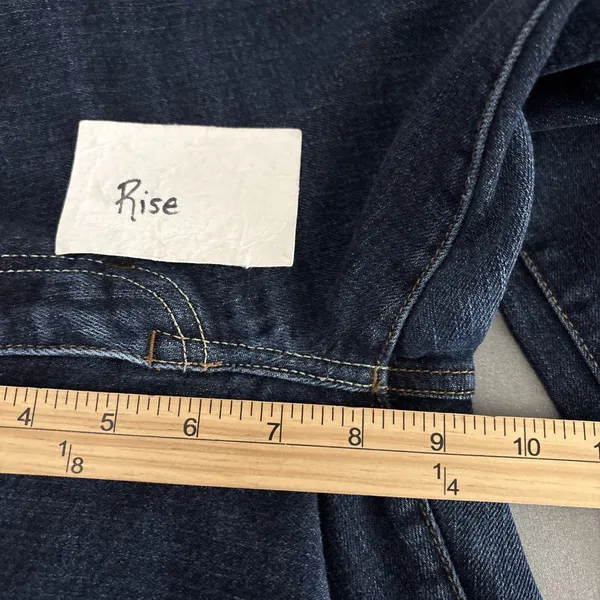 Ralph Lauren Sport Jeans Size 29 Dark Blue Denim Bootcut Y2K Low Rise 30X31 - Image 10