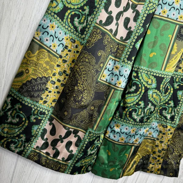 Intimately Free People Patch Things Up Pants Boho Patchwork Paisley sz M Medium - Image 6