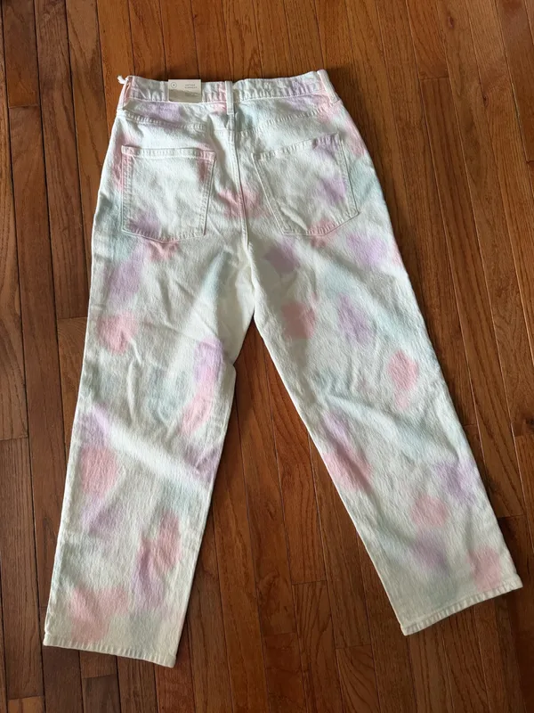 Women’s universal threads pastel tie dye jeans. New! Size 8/29r - Image 2