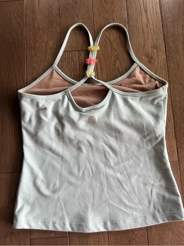 Balance Collection by Marika Light Blue Strappy Racerback Camisole - Image 7