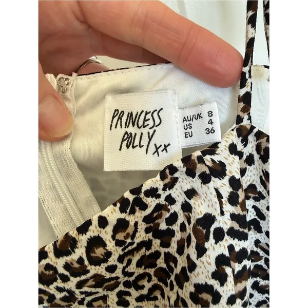 Princess Polly Leopard‎ Cocktail Dress US 4 - Image 4
