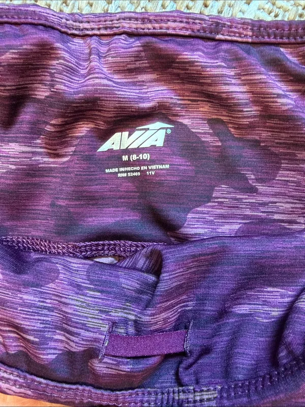 Avia Plum Camo Active Leggings - Image 2