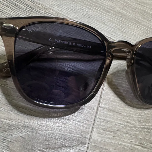 WearMe Pro WMP WAY090 BLK Translucent Brown Square Sunglasses 50-22-144 - Image 3
