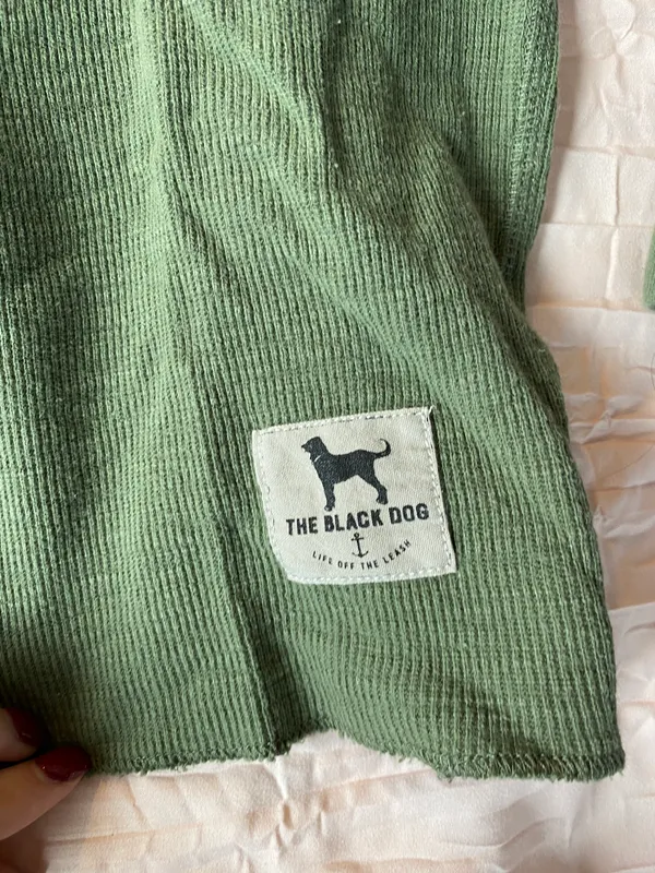 Green Black Dog Long Sleeve - Image 4
