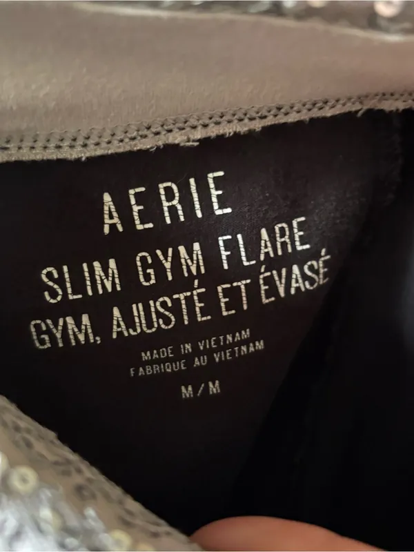 Aerie Sequin Foldover Leggings - Image 5