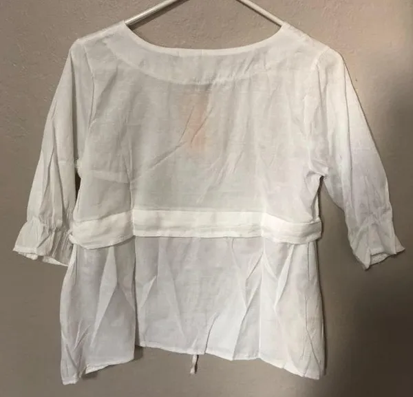 Summer Top White Size M - Image 2