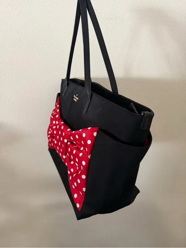 Kate Spade x Disney Minnie Mouse Tote Diaper Bag - Image 9
