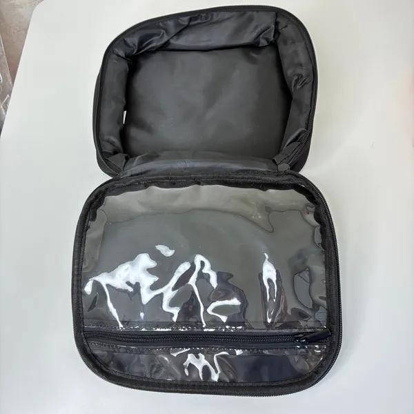Mine Black Puffer Organization Toiletry Bag 100% Polyester NWOT - Image 4