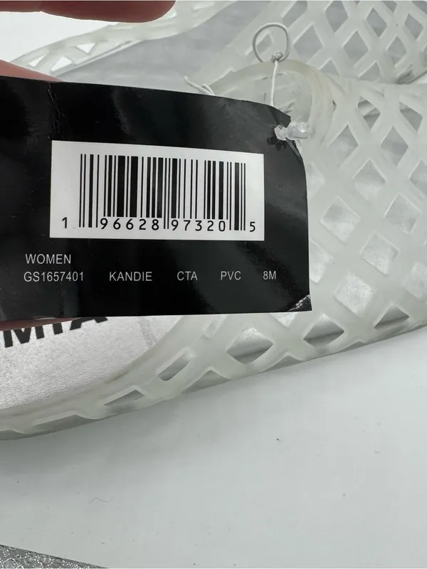 MIA Kandie Slip-On Jelly Mule Closed Round Toe Women's Clear Size US 8 NEW - Image 3
