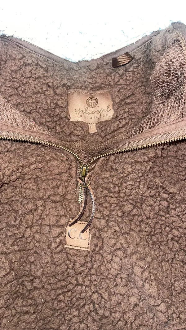 Girlie girl original C.C. Sherpa Pullover - Image 3