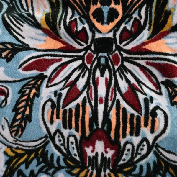 Free People Multicolor Floral Paisley High Rise Boot Cut Flare Pants Size 27/US4 - Image 3