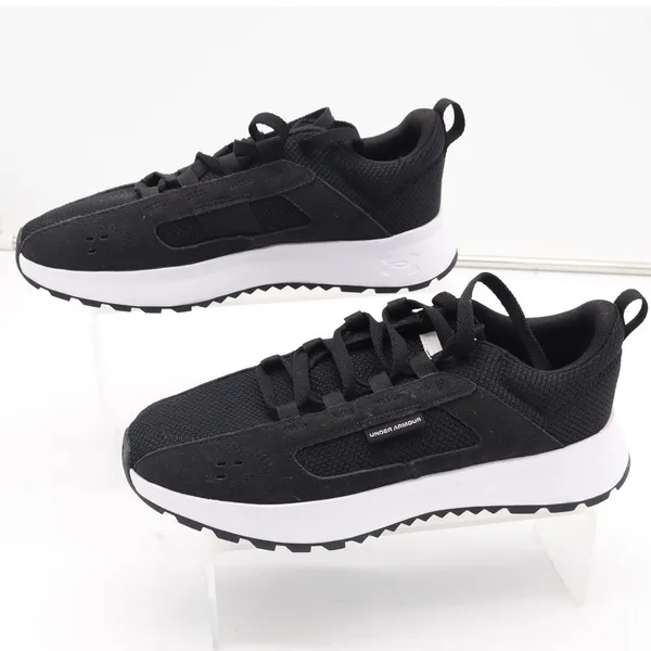 Under Armour Essential Heritage Black White Sneakers Women's Size 8 - Image 2