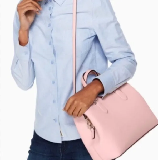 Like New Kate Spade Laurel Way Evangelie Rose Jade Saffiano leather medium - Image 4