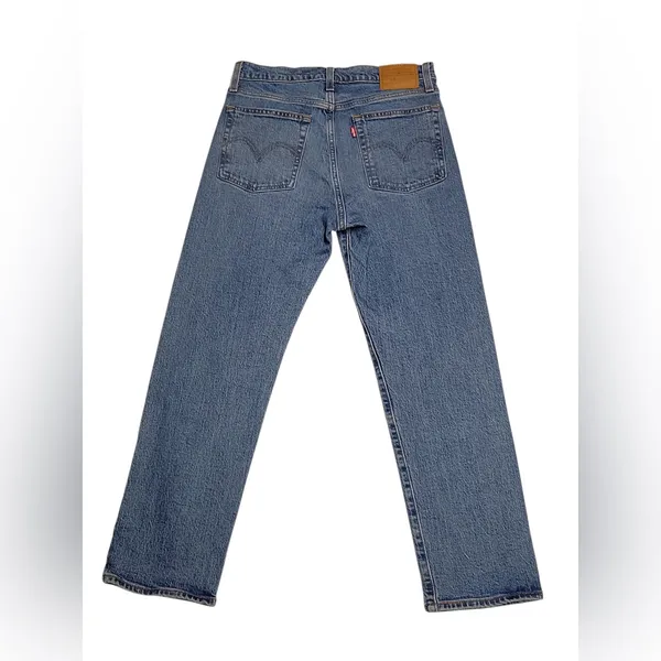 Levi’s Premium Wedgie Droit Straight Jeans women's Size 27 Light Wash - Image 6