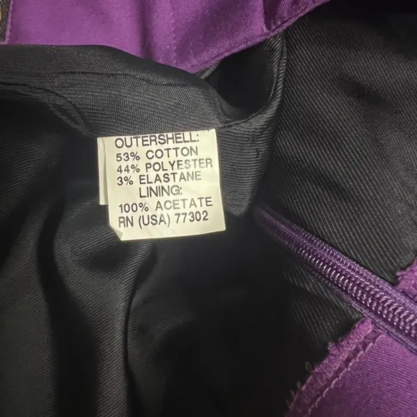 Zara Basic Women's‎ Purple Mini Skirt with Zipper Pockets Size Medium - Image 3
