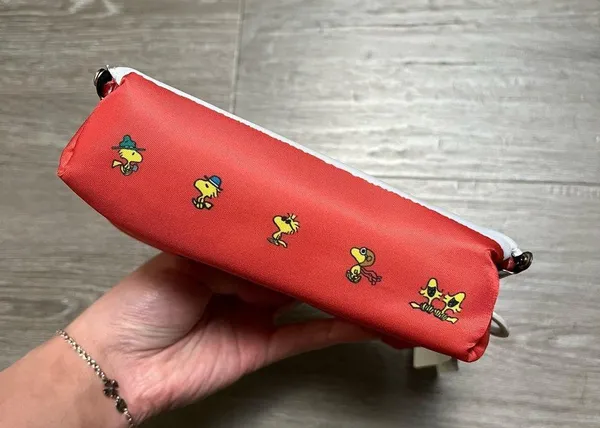 snoopy peanuts makeup case mini bag clutch Red - Image 5