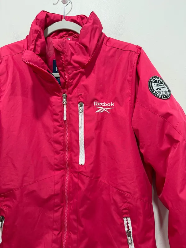 Reebok Women’s Insulated Winter Ski Jacket – Bright Pink | Full Zip Size Small - Image 3