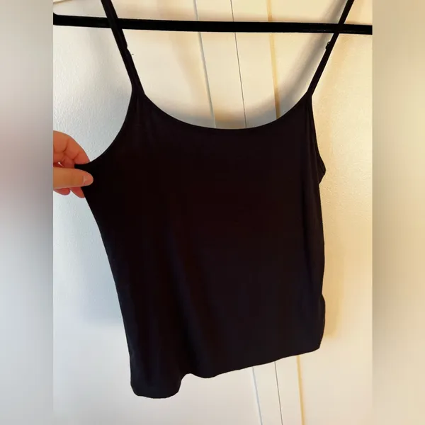 L’AGENCE Black Women’s Ella Cami Spaghetti Strap‎ Tank Top Size S - Image 14