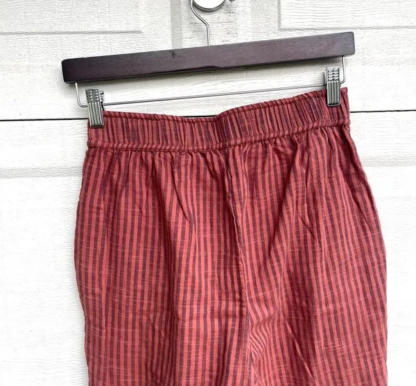 Sundry Evereve Womens Pants Stripe Summer Lounge Trousers Cotton Pockets Small - Image 5