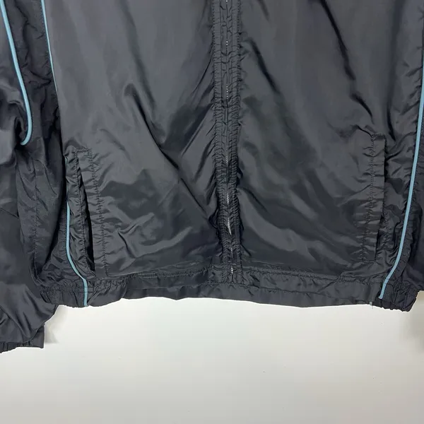 Vintage Nike Women's M Full Zip-Embroidered Swoosh Nylon Windbreaker 90's Jacket - Image 5