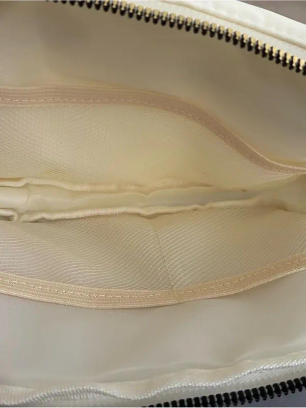 Cream 'TEACH' Patch Crossbody Bag - Image 4