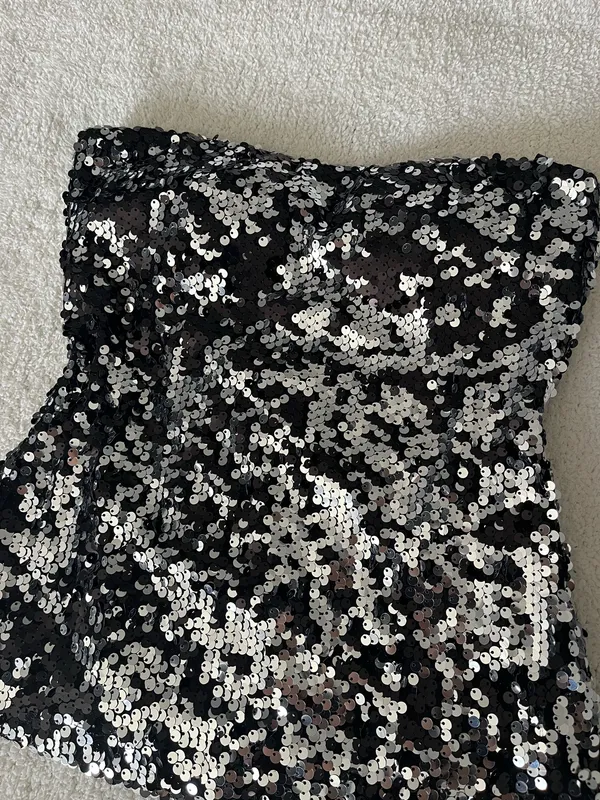 Frederick’s of Hollywood Sequin Tube Top - Image 2