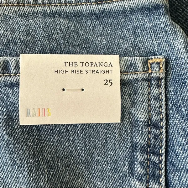 Rails The Topanga High Rise Straight Distressed Jeans - Image 7