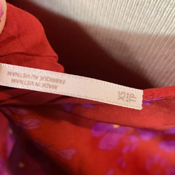 NWT Free People Romantic Combo Red and Purple Dress Size XS - Image 8