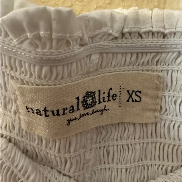 Natural Life‎ Daisy Skort Size XS in White - Image 3