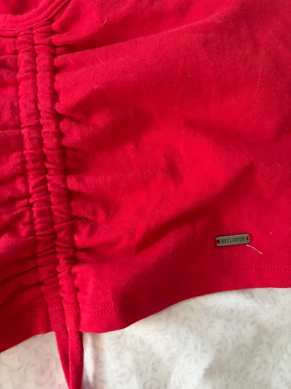 Hollister must have collection red halter tank top - Image 2