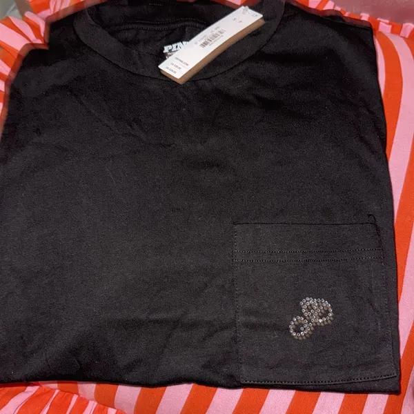 New PINK 100%‎ COTTON BLING TEE - Image 4