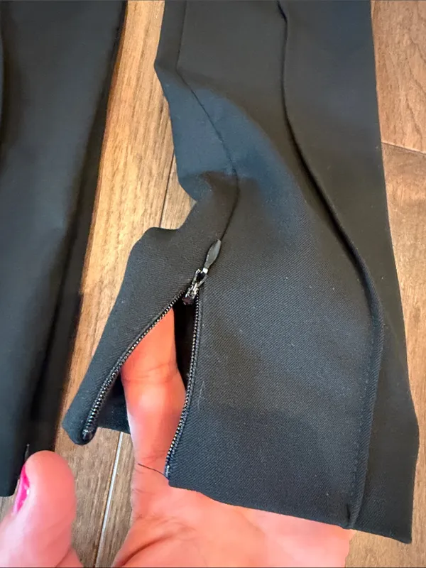 GAP Black Bi-Stretch Side Zip Skinny Pant Size 2 - C11-701 - Image 2
